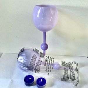 Lawn Candle Ornaments 2 Luminary set Tea Lights